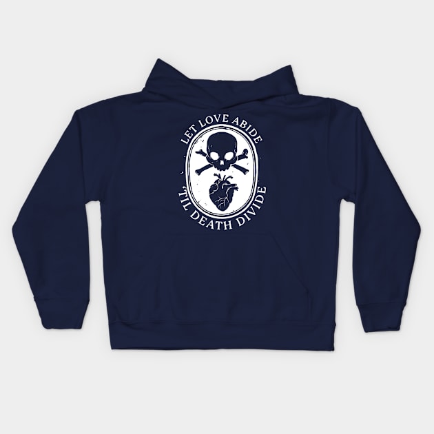 Folk Blessings: Memento Mori Kids Hoodie by Fez Inkwright